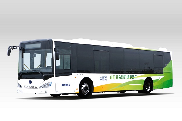 申龙SLK6129ULD5HEVL公交车（柴油/电混动国五10-45座）